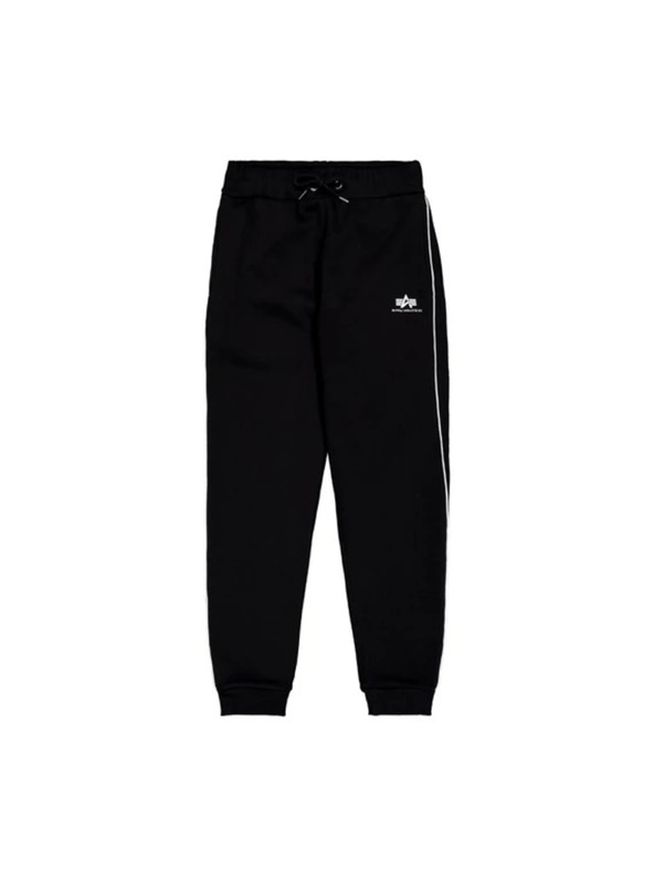 Alpha Industries Pánske čierne tepláky Alpha Industries Track jogger Small Logo