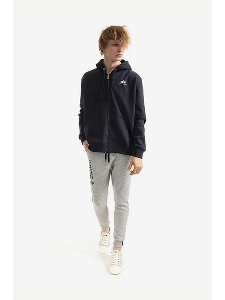 Alpha Industries Pánska tmavo modrá mikina Basic Zip Hoody SL Alpha Industries