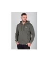 Alpha Industries Pánska zelená mikina Alpha Industries Basic Zip hoodie Dark Olive
