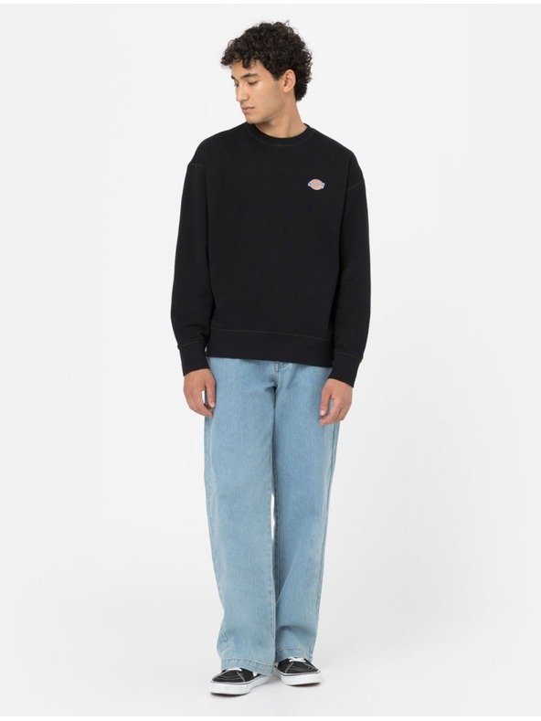 Dickies Pánska čierna mikina Dickies Millersburg Sweatshirt