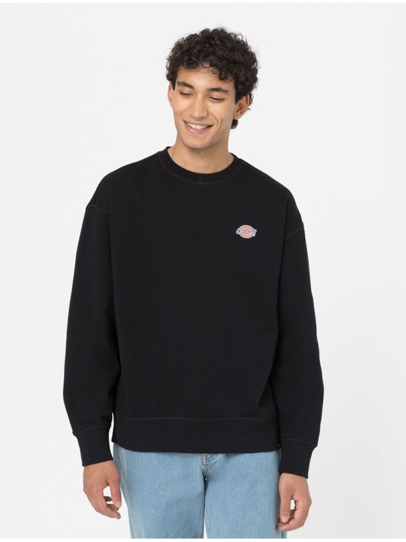 Dickies Pánska čierna mikina Dickies Millersburg Sweatshirt