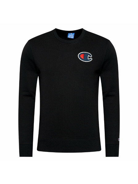 Champion Pánska čierna mikina s logom Champion