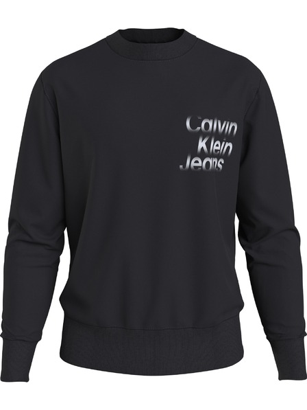 Calvin Klein Pánska čierna mikina Calvin Klein
