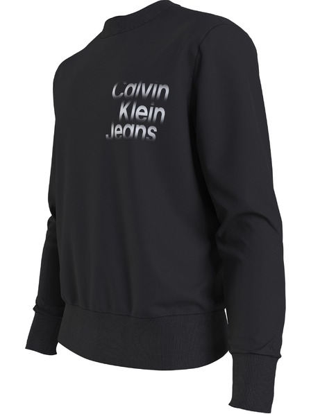 Calvin Klein Pánska čierna mikina Calvin Klein