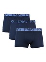 Emporio Armani Súprava troch kusov tmavomodrých boxeriek Emporio Armani Underwear 40035 Marine 3-Pack