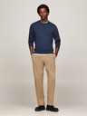 Tommy Hilfiger Pánsky modrý sveter Aegean Sea Heather Tommy Hilfiger
