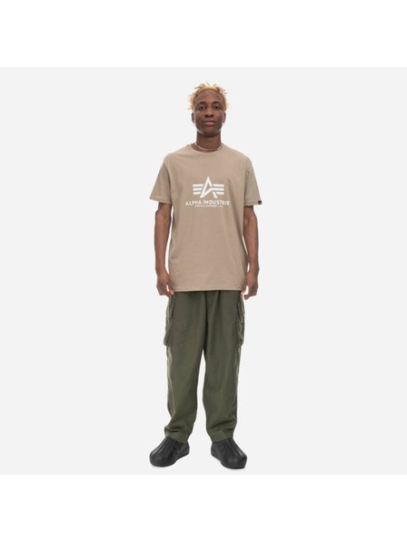 Alpha Industries Pánske béžové základné tričko Alpha Industries Vintage Sand