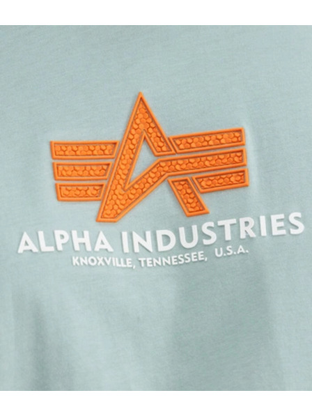 Alpha Industries Pánske zelené základné tričko Alpha Industries Dusty Green