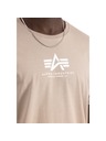 Alpha Industries Pánske béžové základné tričko Alpha Industries Vintage Sand