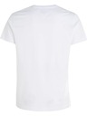 Tommy Jeans Pánske biele tričko Tommy Jeans V-Neck T-Shirt 100 Classic White