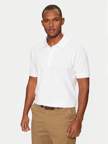 Guess Jeans Pánske biele polo tričko kcjv1 Guess jeans