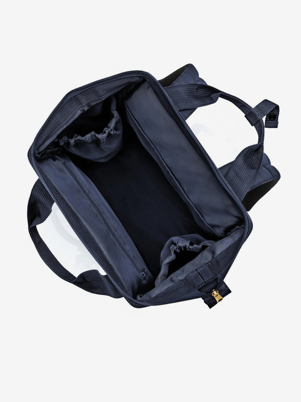 Reisenthel Tmavomodrý dámsky batoh Reisenthel Allrounder R Rhombus Midnight Gold