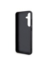 Karl Lagerfeld Karl Lagerfeld Saffiano Grip Stand Metal Logo Zadný kryt pre Samsung Galaxy S24 Black