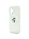 Karl Lagerfeld Karl Lagerfeld IML Glitter Karl and Choupette MagSafe Zadný kryt pre iPhone 16 Transparent