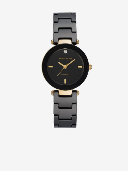 Anne Klein Čierne dámske hodinky Anne Klein
