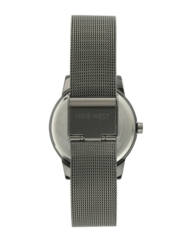 Nine West	 Dámske strieborné hodinky Nine West NW/2429FLGY