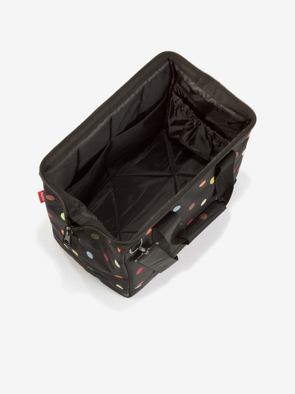 Reisenthel Čierna bodkovaná cestovná taška Reisenthel Allrounder M Dots