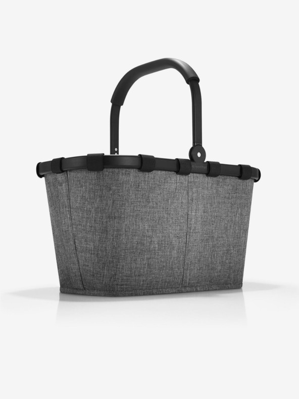 Reisenthel Sivý nákupný košík Reisenthel Carrybag Twist Silver