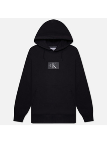 Calvin Klein Dámska čierna mikina Calvin Klein Hooded Collar