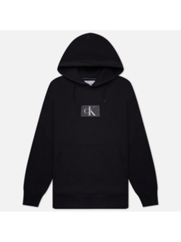 Calvin Klein Dámska čierna mikina Calvin Klein Hooded Collar