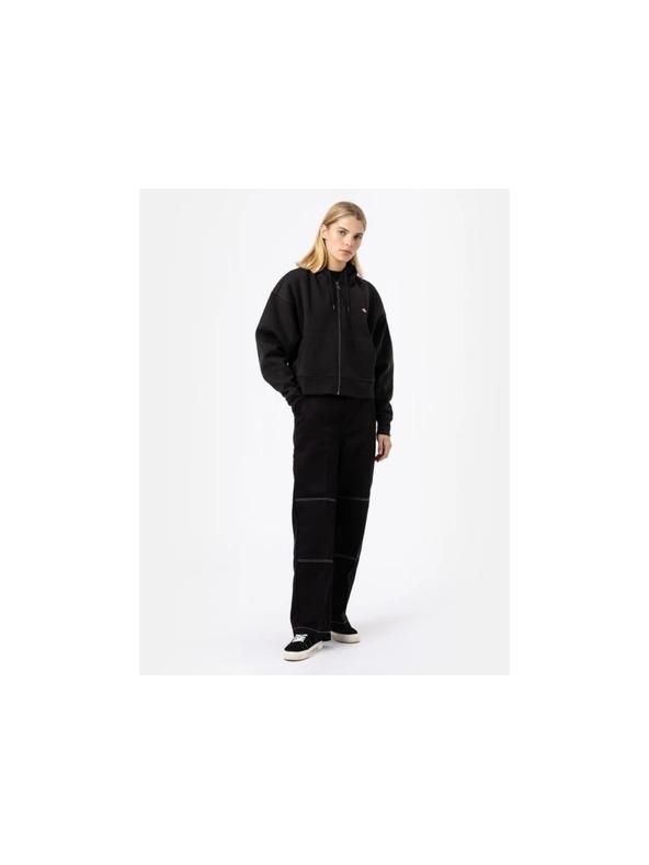 Dickies Dámska čierna mikina Dickies Oakport zip Hoodie