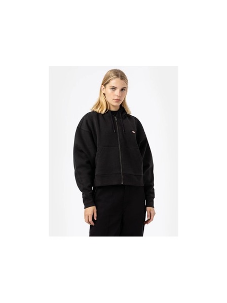 Dickies Dámska čierna mikina Dickies Oakport zip Hoodie