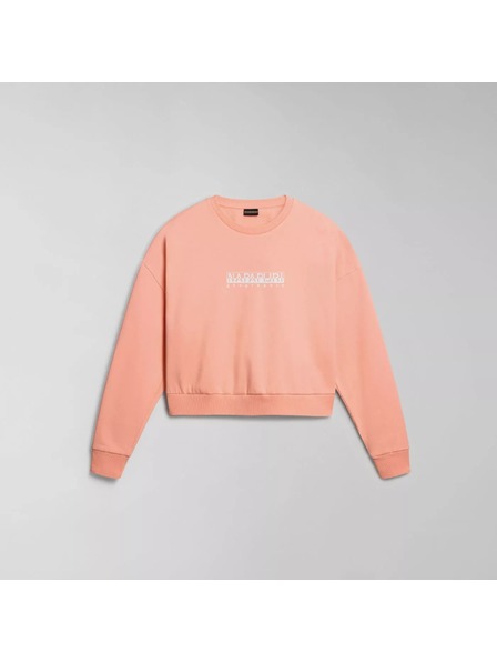 Napapijri Dámska ružová mikina s potlačou Napapijri B-Box W C S P1I Pink Salmon