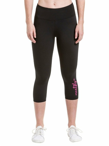 Meatfly Meatfly dámske legíny Edna Dark Pink Logo | Ružová | Veľkosť