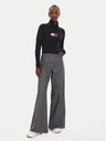 Tommy Hilfiger Dámsky čierny slim sveter s vlnou Tommy Hilfiger