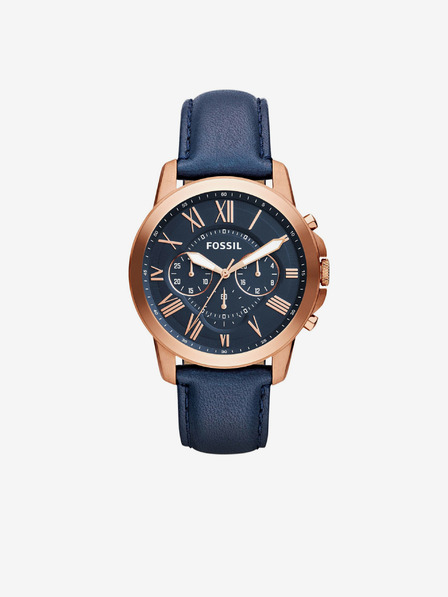 Fossil Ružovozlaté pánske hodinky Fossil Grand
