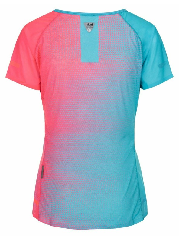 Kilpi Ružovo-modré dámske športové tričko Kilpi Floreni