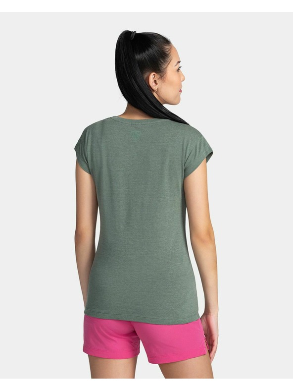 Kilpi Tmavozelené dámske bavlnené tričko Kilpi Promo