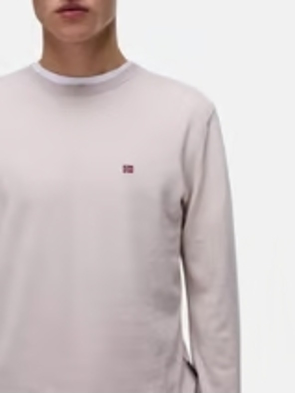 Napapijri Pánsky béžový sveter 0411 Napapijri