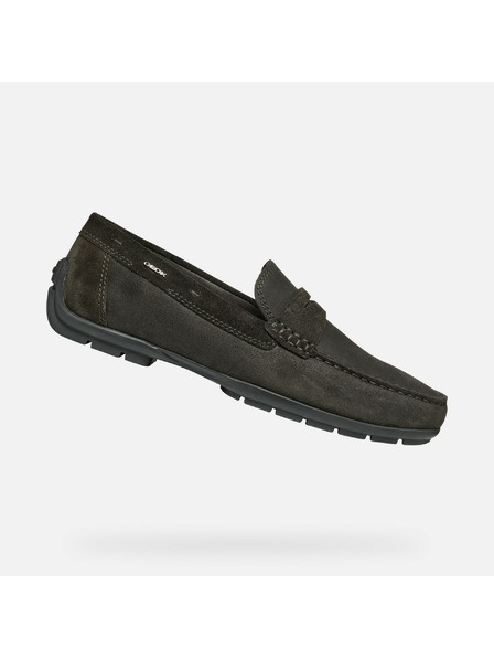 Geox Hnedé pánske mokasíny Geox Moner 2Fit