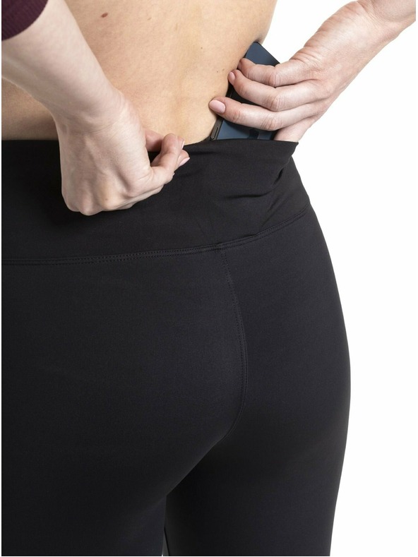 Meatfly Meatfly dámske legíny Edna Dark Pink Logo | Ružová | Veľkosť