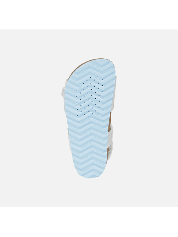 Geox Biele dievčenské sandále Geox Adriel