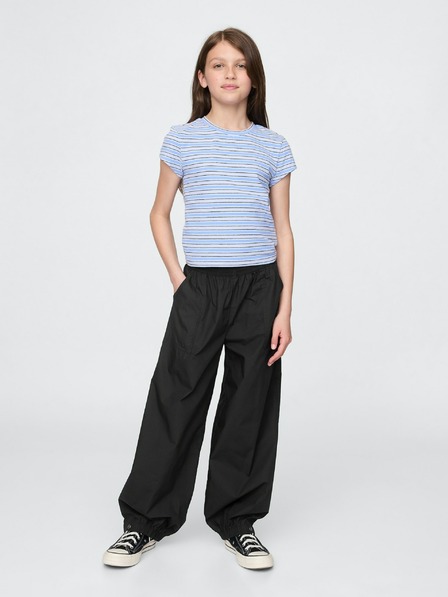 GAP Detské popelínové nohavice Baggy Joggers GAP