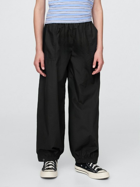 GAP Detské popelínové nohavice Baggy Joggers GAP