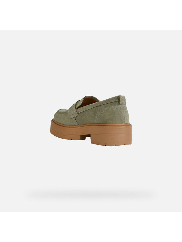 Geox Svetlo zelené dámske mokasíny Geox Spherica EC7