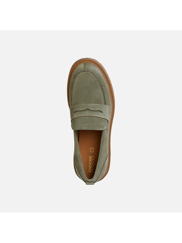 Geox Svetlo zelené dámske mokasíny Geox Spherica EC7