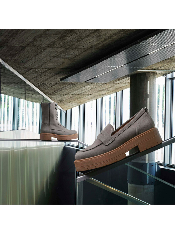 Geox Svetlo zelené dámske mokasíny Geox Spherica EC7