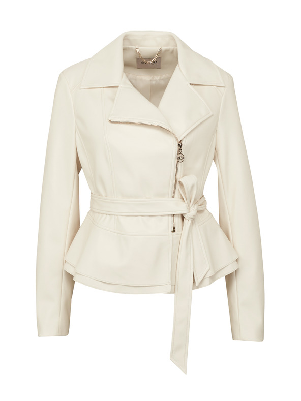 Orsay Krémová dámska koženková bunda ORSAY