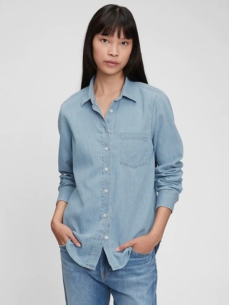 GAP Košeľa perfect denim GAP