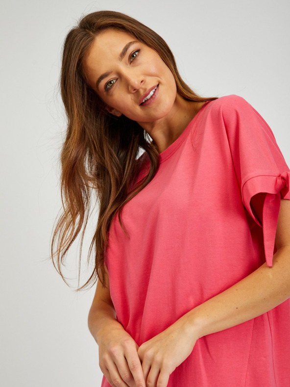 Sam 73 Tmavoružové dámske letné základné šaty SAM73 Tucana