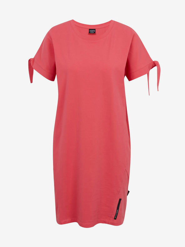 Sam 73 Tmavoružové dámske letné základné šaty SAM73 Tucana