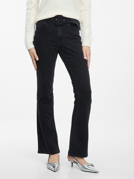 Orsay Čierne dámske bootcut džínsy ORSAY