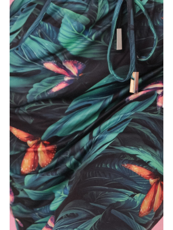 numoco Športové šaty s vreckami a zaväzovaním