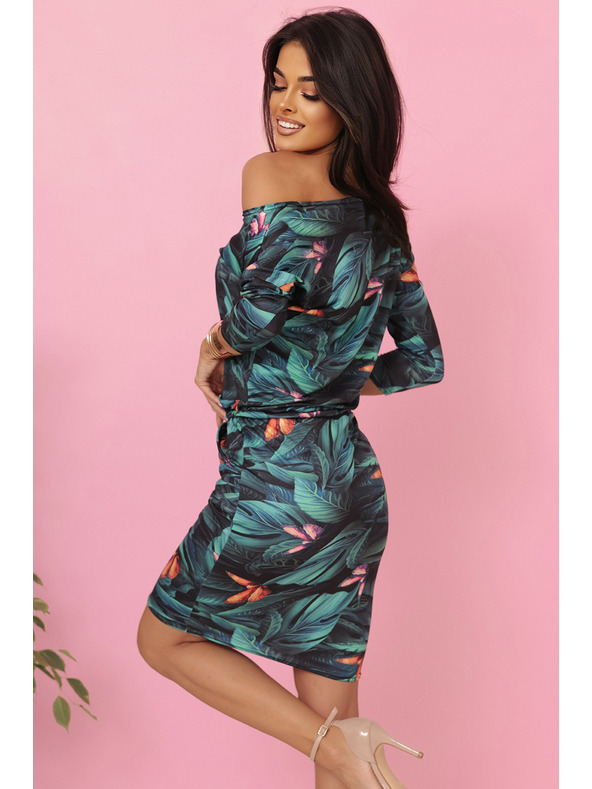 numoco Športové šaty s vreckami a zaväzovaním