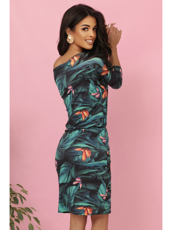 numoco Športové šaty s vreckami a zaväzovaním