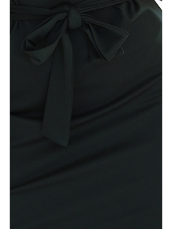 numoco ROXI šaty s asymetrickou sukňou a pásom